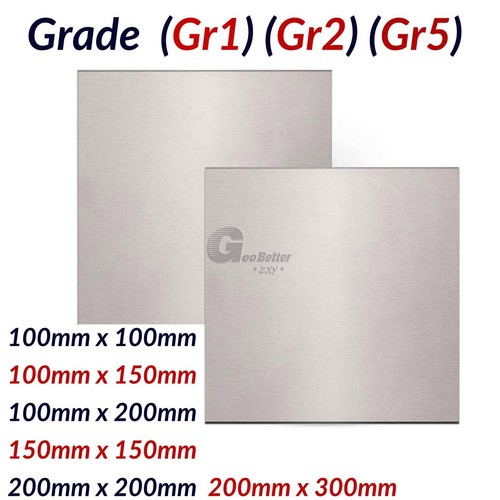 Titanblech grade rein - titanblech, 1-5