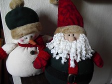 Weihnachtsmann 58cm Schneemann