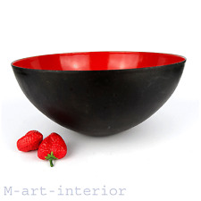 Emaille Schale Ø 24 cm, Enamel Bowl Design Herbert Krenchel / Krenit Denmark 60s