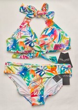 Ralph Lauren Bikini-Set Tropical Floral Print US8