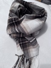 Opus Schal Beige Braun Kariert