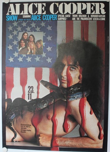 Alice cooper poster plakat - cooper,,