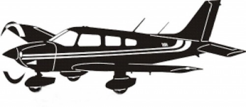 Aufkleber flugzeug piper - piper, pa-28