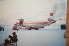 AK Airliner Postcard  Flugzeug BRAATHENS SAFE B.737 airline issue II