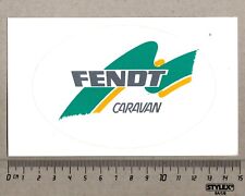 Aufkleber/Sticker FENDT Caravan