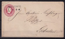 AO998) Preussen Ganzsache gelaufen mit Stempel HIRSCHBERG