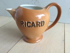 60er Jahre Keramik Ricard Pastis Anisette Wasserkrug Karaffe Krug Kanne Pernod