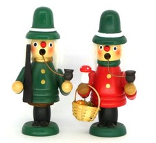 2 kleine Räuchermännchen 1x