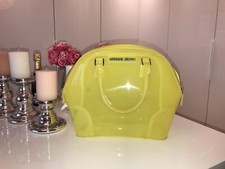 Armani Jeans Handtasche Neon Gelb durchsichtig