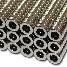 10 NEODYM RING MAGNETE D10x3