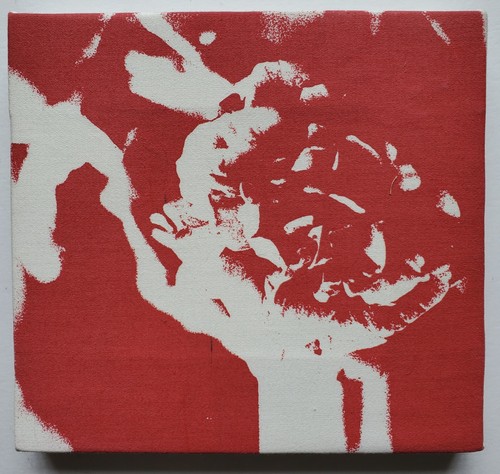 Grafik print siebdruck - print, rose