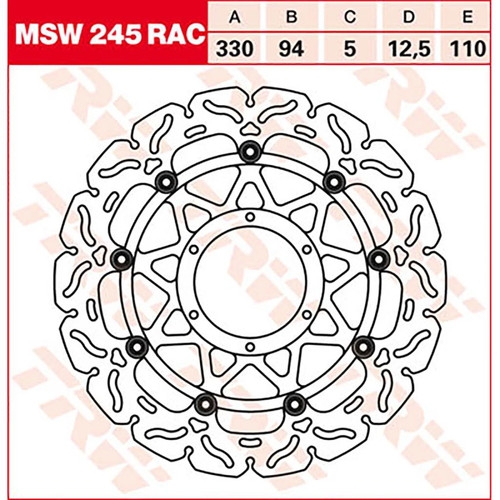 Trw bremsscheibe für honda - trw,