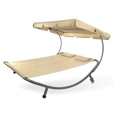 Doppelliege Gartenliege