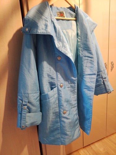 Jacke hellblau glanz - jacke, s/m