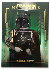 2020 Topps Star Wars Masterwork BOBA FETT #54 Green Parallel 52/99