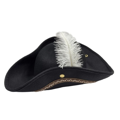Piratenhut mit feder - piratenhut, vintage
