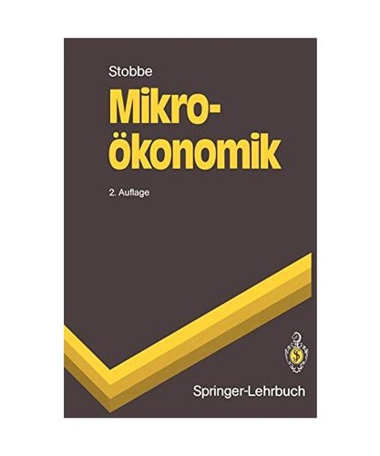 Mikroökonomik stobbe alfred - mikroökonomik,, stobbe,