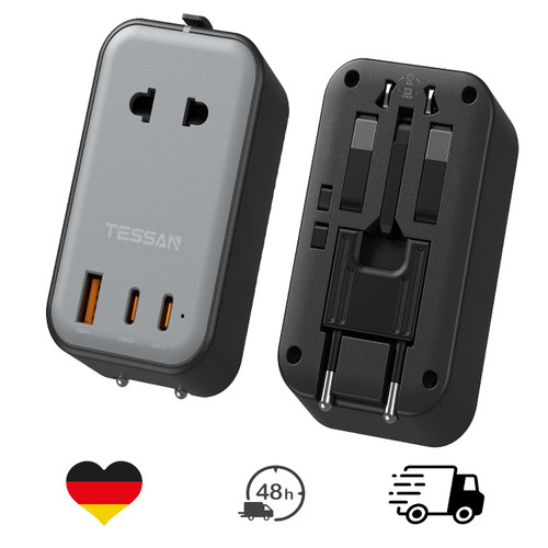 Tessan reiseadapter weltweit - tessan,