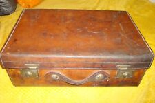 "VINTAGE ANTIK LEDERKOFFER VON