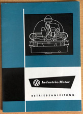 Volkswagen VW Industrie-Motor Betriebsanleitung, Juni 1959, sehr selten