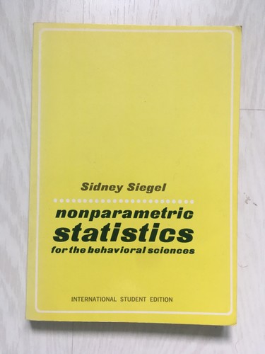 Sidney siegel nonparametric - siegel,