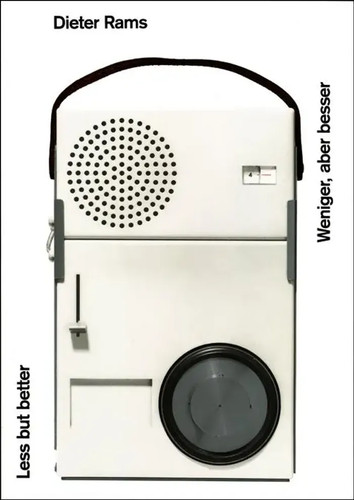 Dieter rams weniger aber - dieter,