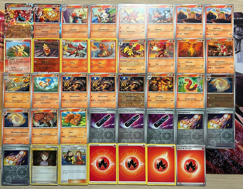Pokemon feuer rot deck - pokemon, /