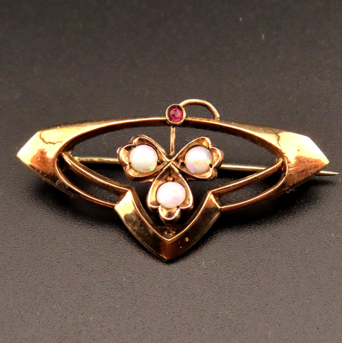 Traum jugendstil brosche - traum,