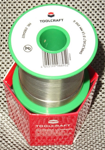 Toolcraft elektronik lötzinn - toolcraft, elektronik-lötzinn