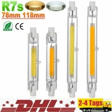 LED R7s 78mm 118mm 10W 20W Glasröhre Glühbirne COB Birne Ersetzen Halogenlampe