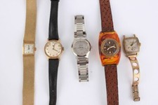 5 Vintage Damenarmbanduhren Revue Bucaneer u.a.   defekt