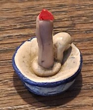 Alter Kerzenhalter Kammerlicht Puppenstube Puppenhaus Vintage