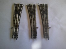 3 Weichen 9170 / 9171 dunkel Fleischmann Spur N
