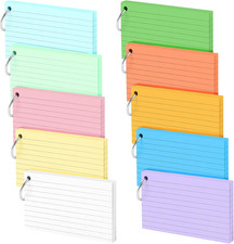 Liniert lernkarten set - set, 500