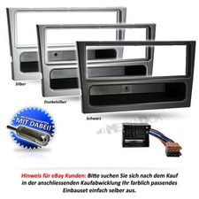 Auto 1-DIN Einbau Blende/Rahmen+Adapter für OPEL Omega B Facelift - 1999-2003