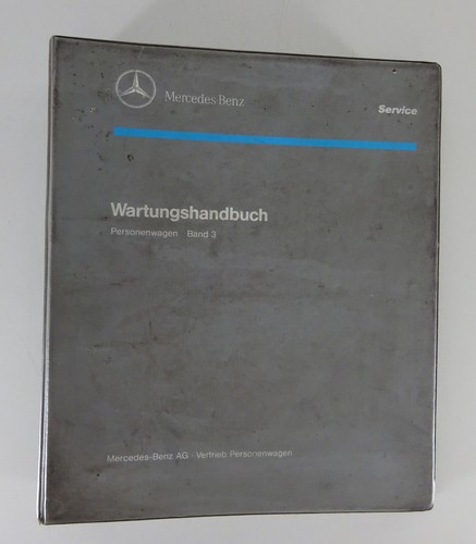 Wartungshandbuch mercedes benz - wartungshandbuch, mercedes-benz