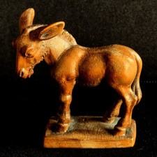 Esel - Krippe -  Holz -