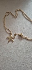 Damen Halskette goldfarben mit Seestern