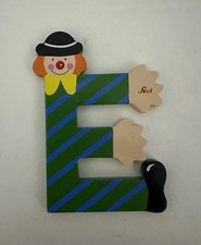 Sevi Holz-Buchstaben - Clown - Kinderzimmer - E - Buchstabe -