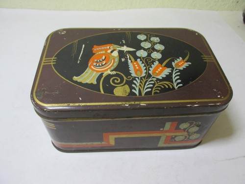 Alte art deco kaffeedose - art,
