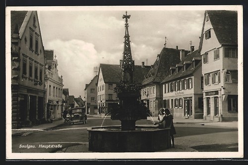 Saulgau ansichtskarte - saulgau,,