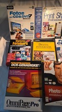 Sammlung von Bild-/Druckbearbeitungsprogrammen u.a. Photoshop / Printshop