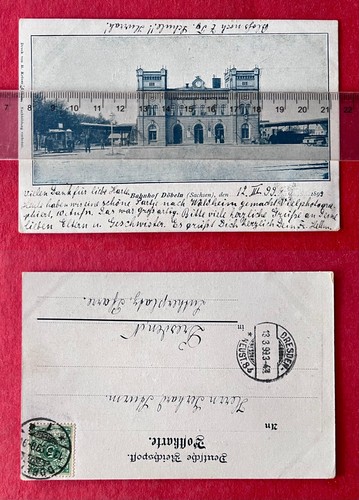 Döbeln 1899 bahnhof - dÖbeln,