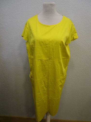 Vabene kleid gelb kurzarm - gelb,