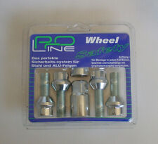 NEU orig. ProLine Wheels Felgenschloss Satz M12x1,25 26-34mm Kegelbund SW17/19
