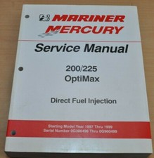 Mercury 200 225 Optimax Direct Fuel Injection Bootsmotor Werkstatthandbuch 2002
