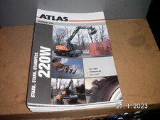 ATLAS 220 W MOBILBAGGER 4 SEITEN A4 BROSCHÜRE 2010
