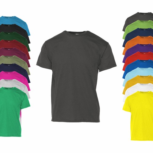 Shirt mit rundhalsausschnitt - t-shirt,