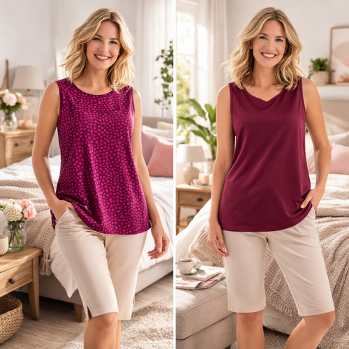 Jerymood homewear 2 tops - –,