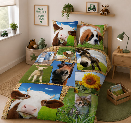 Bauernhof tiere bettwäsche - tiere,